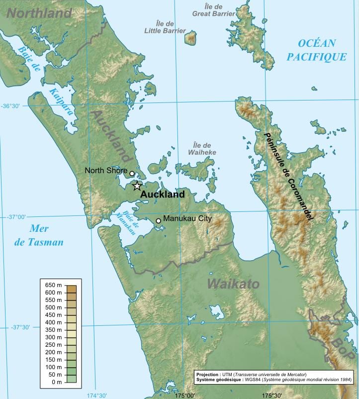 Auckland geologinen kartta